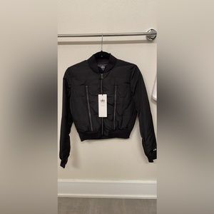 ALO Black Bomber Jacket - size XS new with tags!